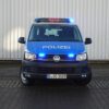 Polizei Streifenwagen VW T6, Einsatzfahrzeug mieten bei LEON Actionteam