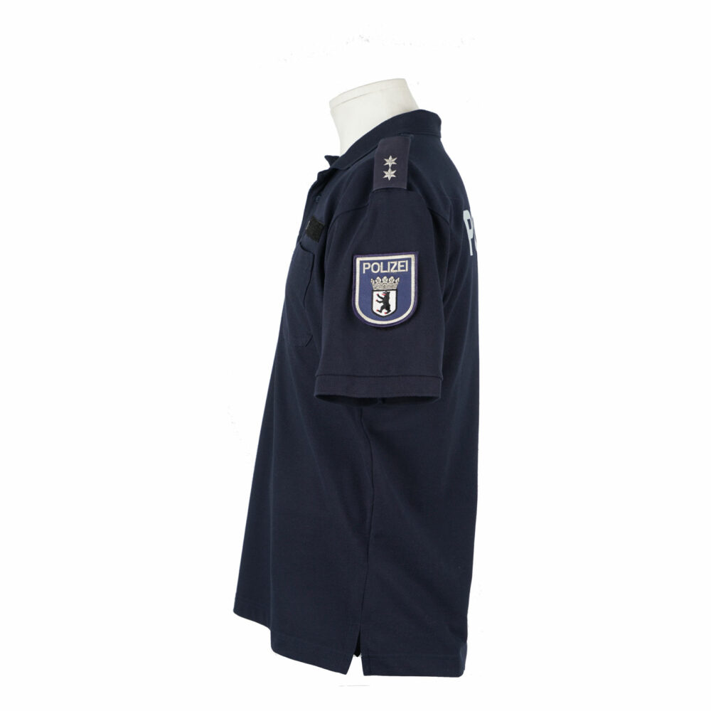 Polizei Poloshirt dunkelblau mit Hoheitsabzeichen