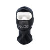 sturmhaube schwarz aufschrift polizei