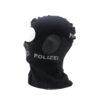 sturmhaube schwarz aufschrift polizei