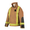 feuerwehrjacke pbi-mit schwarzen ärmelschonern