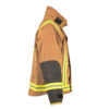 feuerwehrjacke pbi-mit schwarzen ärmelschonern