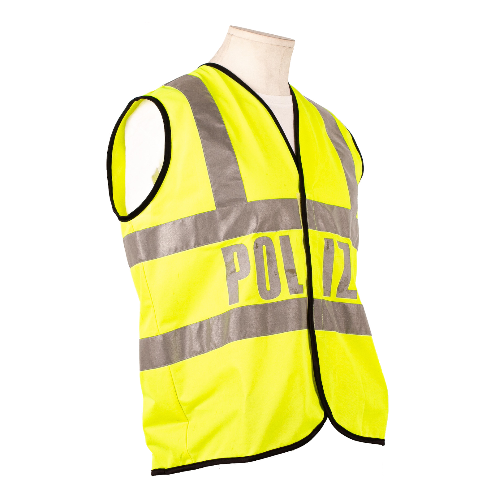High-visibility vest yellow silver reflex – Leon Actionteam